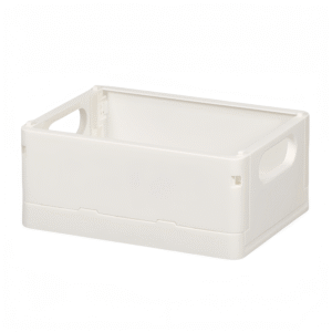 Folding Storage Basket (L)(White)