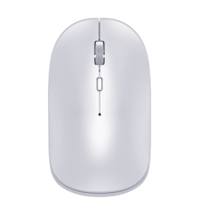 Metal Series Wireless Dual-Mode Silent Mouse Mode : M09 (White)