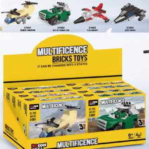 3-in-1 Transformation Collection Building Blocks (4 Assorted Models)(A)
