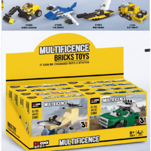 3-in-1 Transformation Collection Building Blocks (4 Assorted Models)(B)