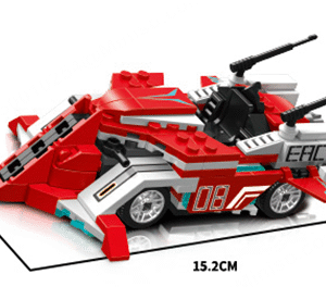 Storm War Car Building Blocks(Red)
