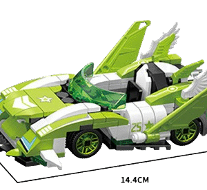 Storm War Car Building Blocks(Green)