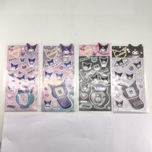 Kuromi Magic Party Collection Assembling Puffy Stickers (4 Assorted Models)