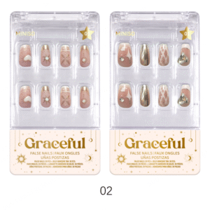 Luna & Stella Series False Nails with Jelly Adhesive Tabs(02)