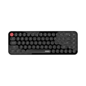 Vintage Round Keycap Wireless Dual-Mode Keyboard Model: SK-676DM(Black)