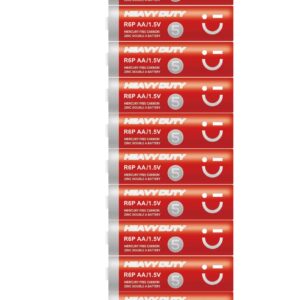 AA Carbon Batteries (10 pcs) (Red)