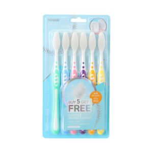 Deep Cleaning Toothbrushes Value Pack (5 + 1 Bonus)