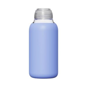 Colorful Glass Travel Water Bottle 500mL(Blue)