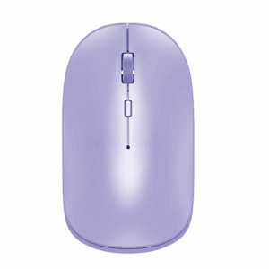 Metal Series Wireless Dual-Mode Silent Mouse Model: M09 (Purple)