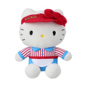 Hello Kitty Retro Diner Collection 10in. Sitting-posture Waitress Plush Toy