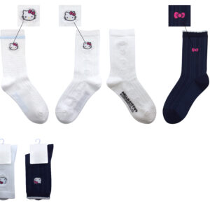 Hello Kitty Tennis Sports Series Lightweight Thin Crew Socks