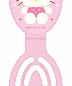 Hello Kitty and Friends Pink Collection Oval Folding Mirror Brush (Hello Kitty)