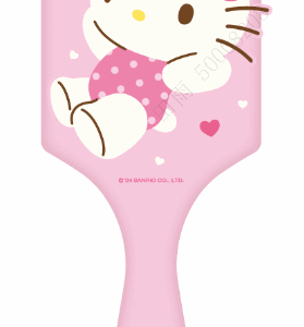 Hello Kitty and Friends Pink Collection Cushion Massager Brush (Hello Kitty)