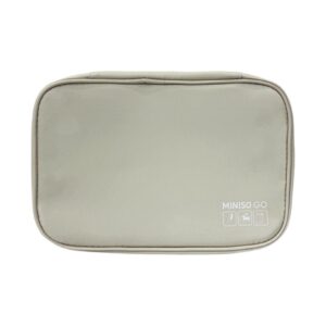 Miniso Go Series Compartments Toiletry Bag(Beige)
