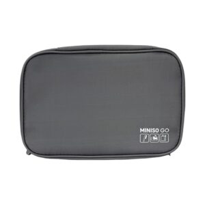 Miniso Go Series Compartments Toiletry Bag(Dark Gray)