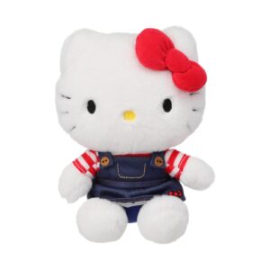 Hello Kitty Classic Collection 10in. Denim Kitty Sitting-posture Plush Toy