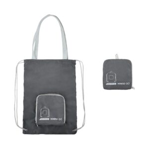 Miniso Go Series Foldable Drawstring Backpack(Dark Gray)