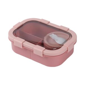 Large Capacity Compartment Lunch Box 1350mL(Pink)