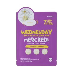 Wednesday Hydrating Facial Sheet Mask (Edelweiss)