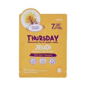 Thursday Hydrating Facial Sheet Mask (Witch Hazel)