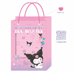 Kuromi Magic Party Collection Window Silver-Stamping Big Gift Bag (B) (30*43*18cm)