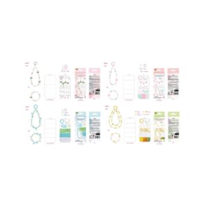 Flowers & Plants Collection DIY Bead Bracelet Making Kit (Assorted Models)