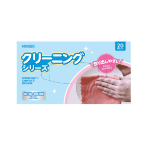 Cleaning Series Pull-Out Scrub Cloth (20 sheets) (Pink)