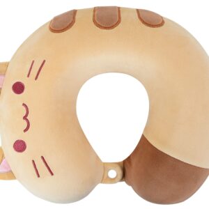 Cat Memory Foam Neck Pillow(Brown)