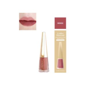 Golden Diamond Matte Lip Gloss(02 Nude Pink)