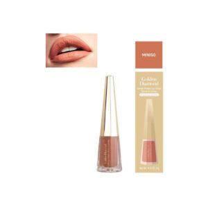 Golden Diamond Matte Lip Gloss(01 Peachy Nude)