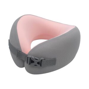 Washable Memory Foam Neck Pillow(Light Pink)