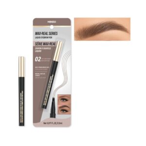 Max-Real Series Liquid Eyebrow Pen(02 Soft Taupe Brown)