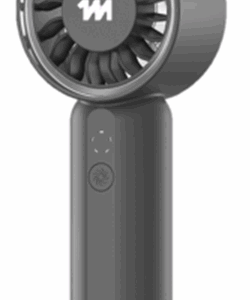 Ultra-Mini High-Speed 1200mAh Handheld Fan(Black)