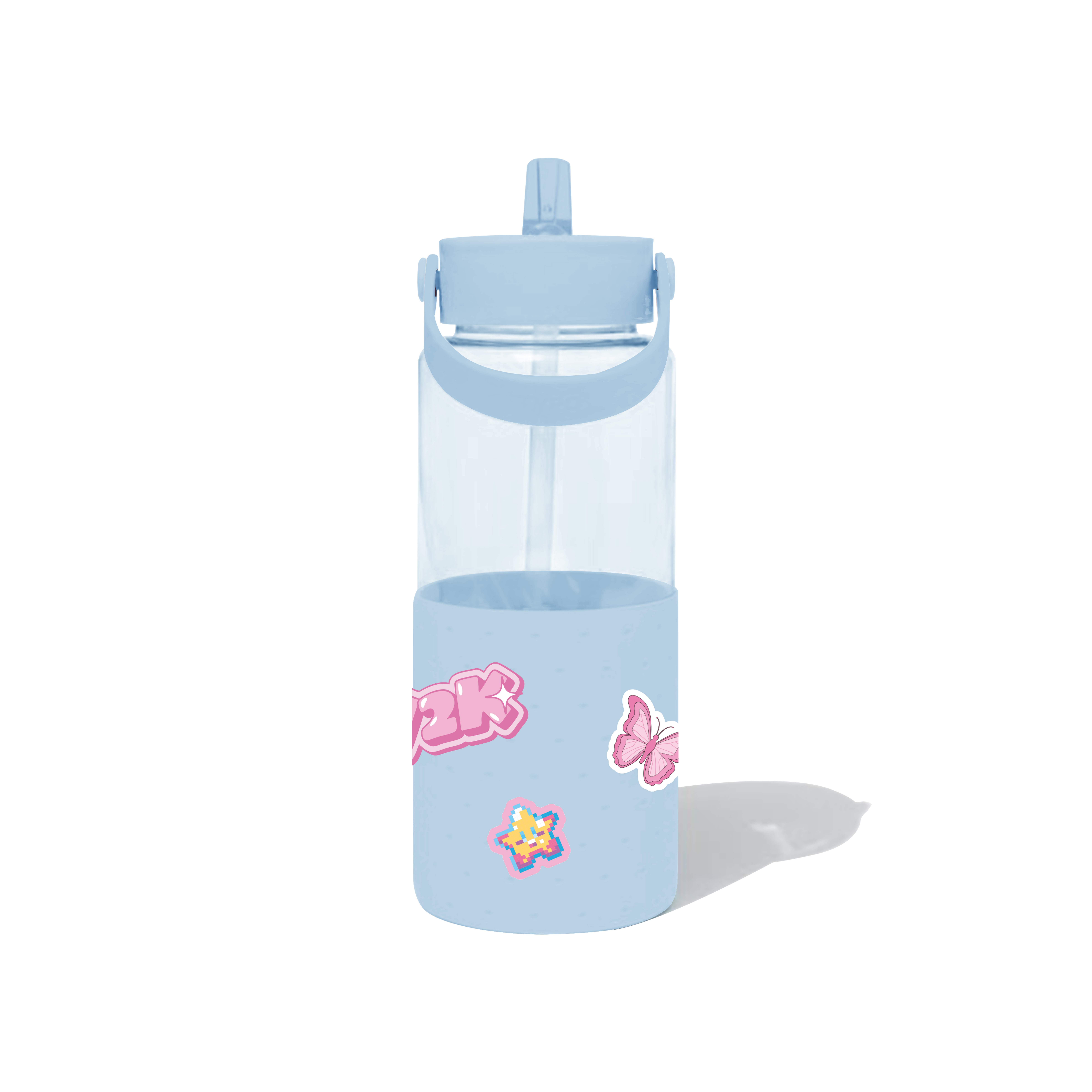 DIY Series Plastic Bottle with Handle 1100mL(Blue)
