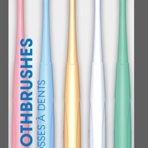 Effective Cleaning Toothbrushes (5 pcs)