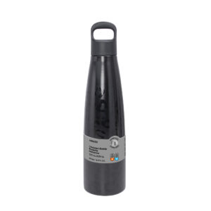 MINISO Colorful Series Double-Wall Insulated Bottle with Handle 500mL(Black Leopard Print)