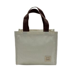 Classic Square Insulated Lunch Bag(Beige)