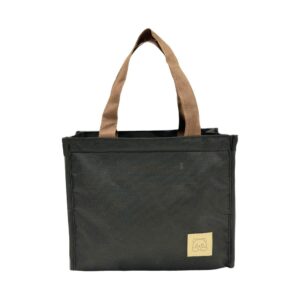Classic Square Insulated Lunch Bag(Black)