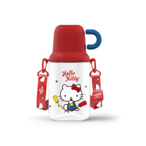 Hello Kitty Retro Diner Collection Plastic Bottle with Strap 680mL