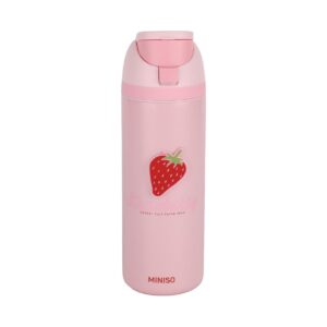 Strawberry Series Double-Wall Flip Top Stainless Steel Bottle 720mL