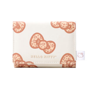 Hello Kitty Leopard Print Bowknot Wallet (Brown)