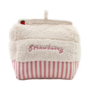 Strawberry Series Portable Milk Carton Throw Blanket