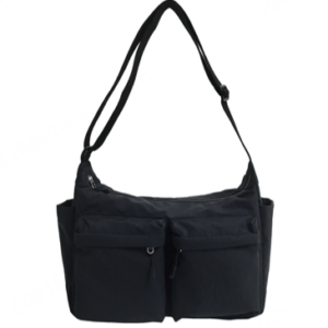 City Series Rectangular Crossbody Bag(Black)