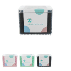 Colored Tip Cotton Swabs (420 Pcs)
