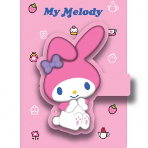 My Melody Collection Figure A5 3D Figure Stress-relief Magnet Snap Book (80 Sheets)