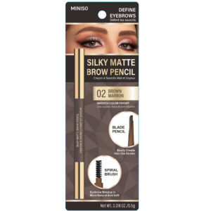 Silky Smooth Angled-Tip Eyebrow Pencil(02Ash Taupe)